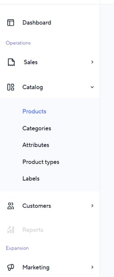 Manage your products and product Variants 1
