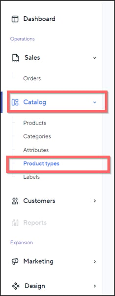 add product types 1
